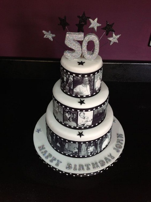 34 Unique 50th Birthday Cake Ideas with Images - My Happy ...