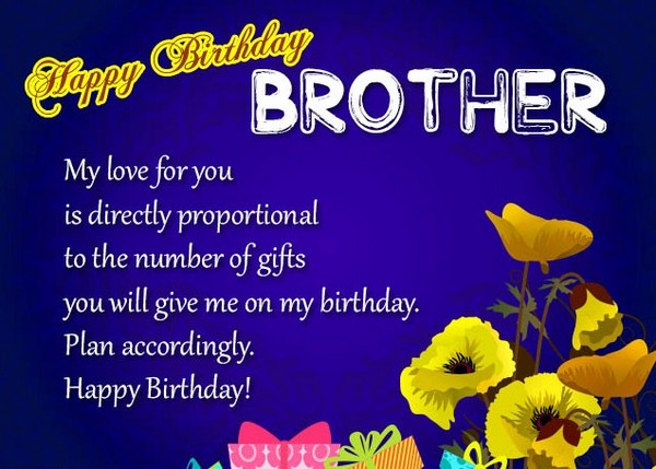 200 Best Birthday Wishes For Brother 2020 My Happy Birthday Wishes