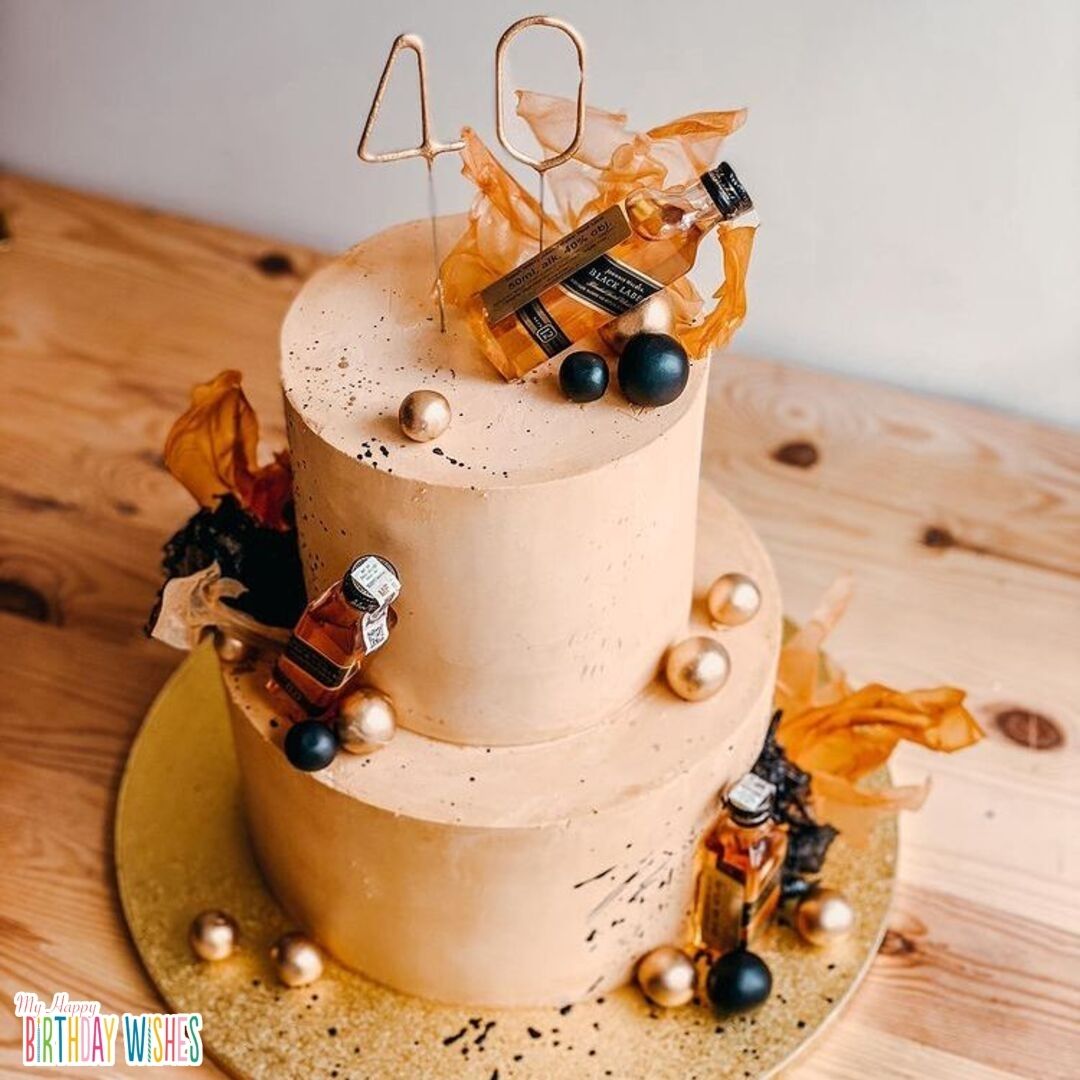 Alcohol Birthday Cake Ideas Images (Pictures)