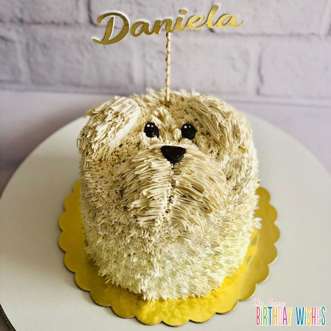What A Dish!: Puppy Dog Birthday Cake