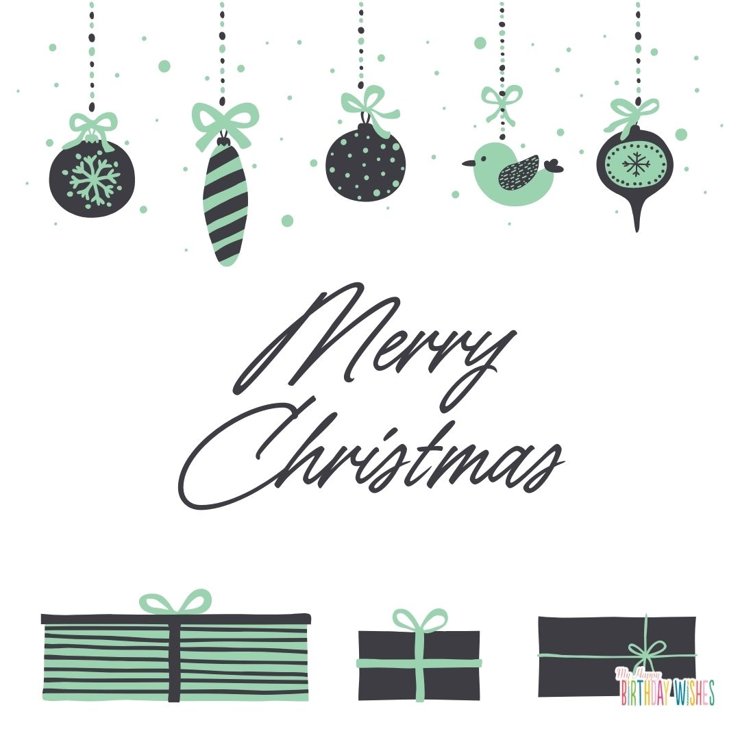 merry christmas pictures with animated decorations and animated gifts