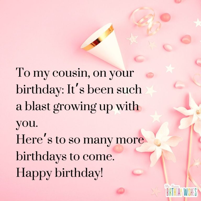30 Happy Birthday Cousin Wishes | My Happy Birthday Wishes