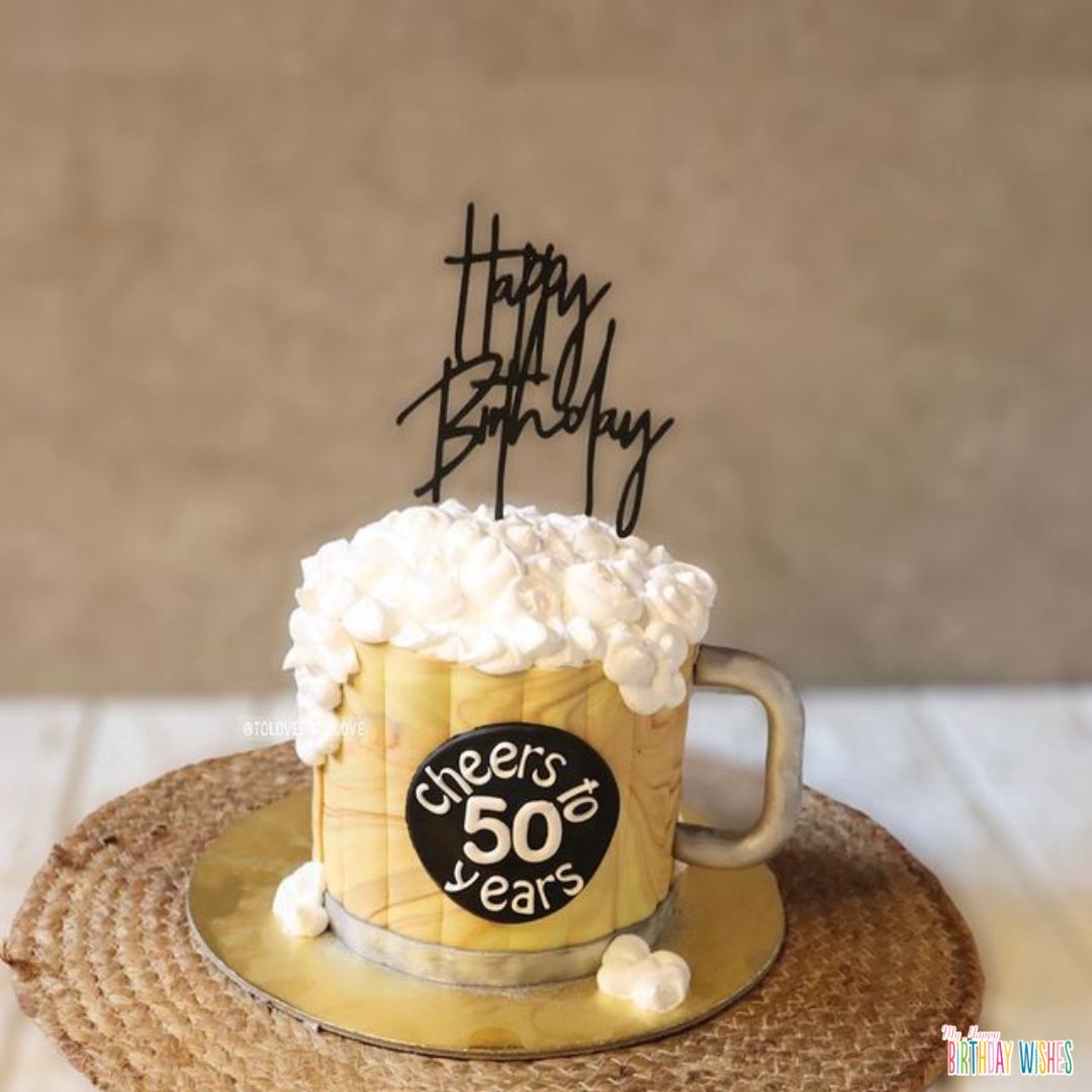Birthday Cake 50 Year Old Man Stock Photo 1224250054 | Shutterstock