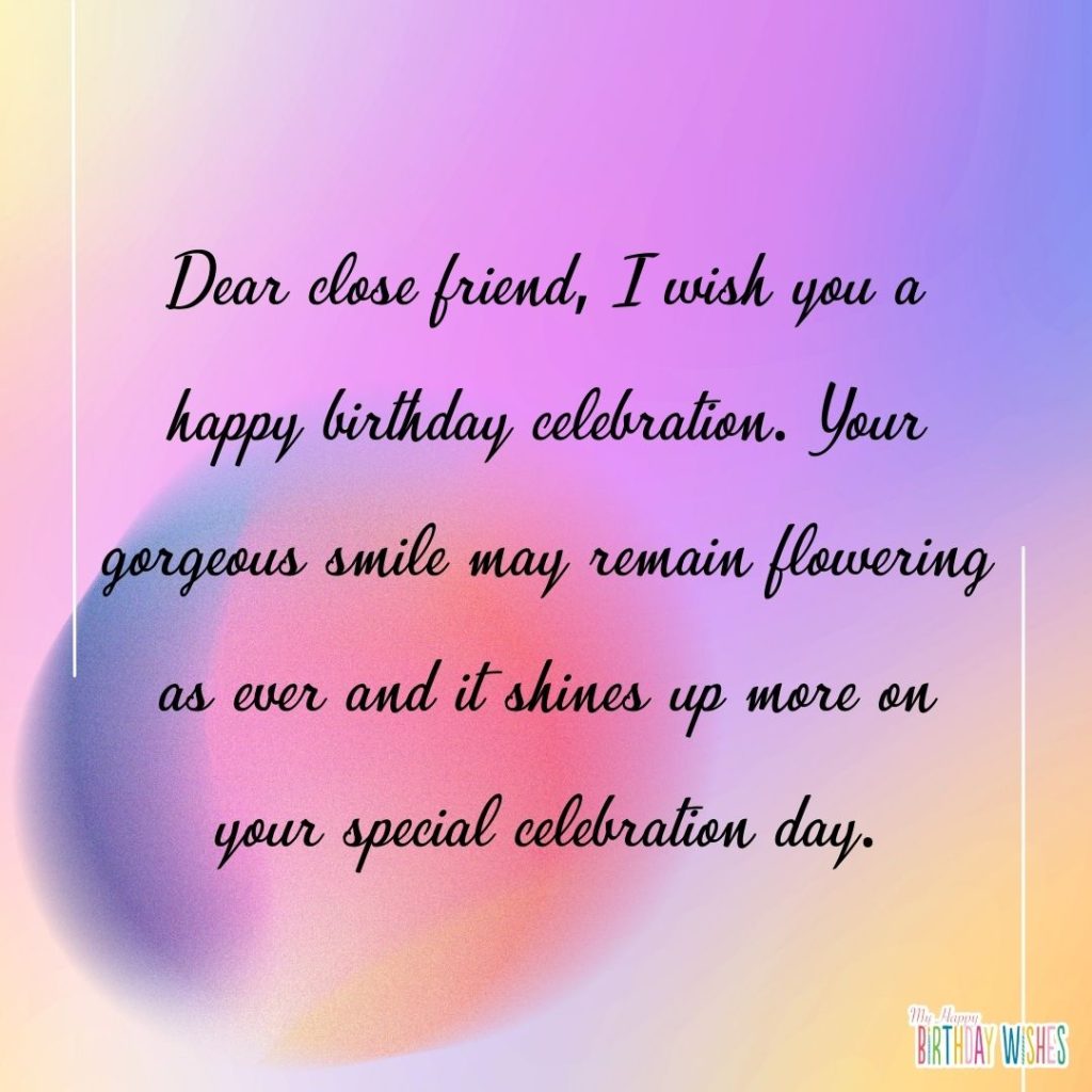 happy birthday to my best friend messages