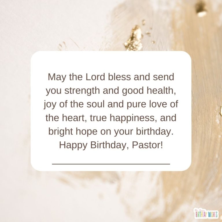 30 Amazing Ways to Say Happy Birthday to Your Pastor